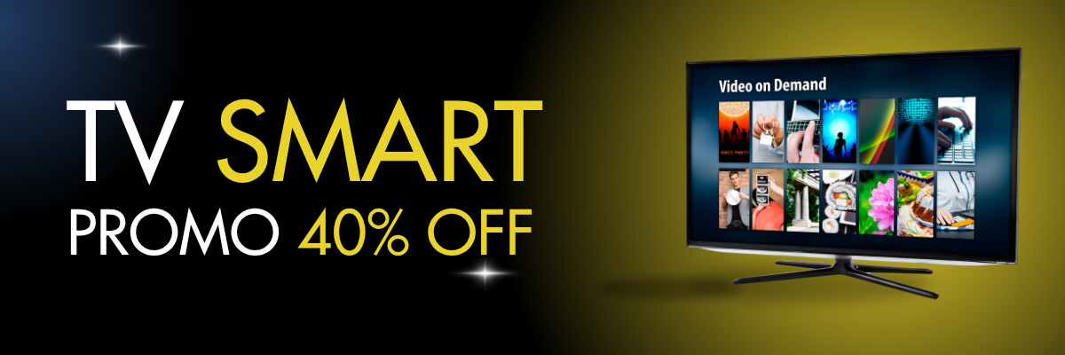 TV Smart promo 40% off